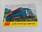 franstalige folder van Daf 2000 DO, Ophalen of Verzenden, Gebruikt, Auto's