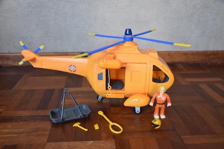 Helikopter Brandweerman Sam Wallaby 2, Kinderen en Baby's, Speelgoed | Actiefiguren, Zo goed als nieuw, Ophalen