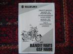 Suzuki GSF N600 Bandit N600 1994 handleiding owner's manual, Motoren, Handleidingen en Instructieboekjes, Suzuki