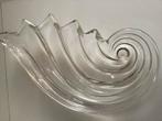 Glazen schaal in spiraal schelp vorm, Ophalen of Verzenden