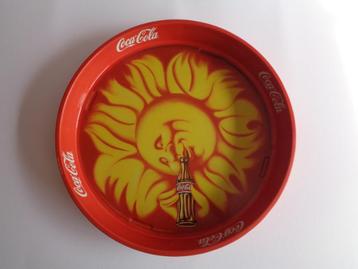 Oud Coca Cola Dienblad, Diam. 33 cm, jr'90s beschikbaar voor biedingen
