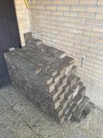 Getrommelde stenen 15x15 en 10x10, Ophalen, Gebruikt, Klinkers, 10 m² of meer