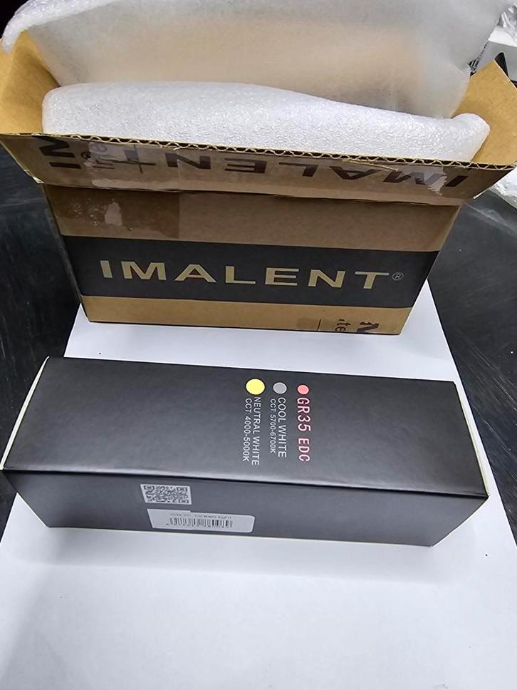 zaklamp Imalent GR35 LED 2800 lumen UV-licht orgineel!!, Caravans en Kamperen, Zaklampen, Nieuw, Batterij, Ophalen of Verzenden