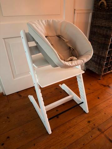 Triptrap Stokke met Babyzitje en newbornset- als Nieuw! beschikbaar voor biedingen