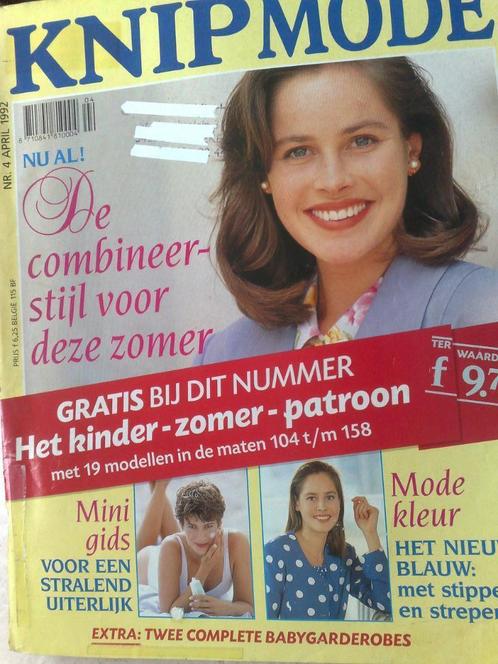 Knipmode april nr. 4 / 1992, Hobby en Vrije tijd, Kledingpatronen, Gebruikt, Vrouw, Knipmode, Verzenden