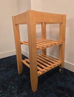 IKEA Bekväm Keukentrolley Hout Roltafel Geen Bovenblad, Ophalen, Zo goed als nieuw