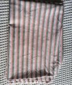 NIEUW pracht wit gestreepte Zwitserse katoen 2,20 x 1.60, Verzenden, 120 cm of meer, Wit, Katoen