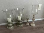 Armeluis zilver kaarsen kandelaars, Ophalen of Verzenden, Zo goed als nieuw, Minder dan 25 cm