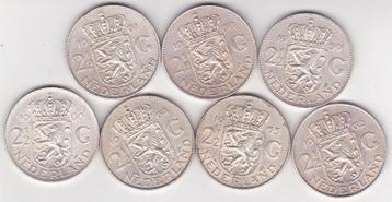 RIJKSDAALDERS SERIE 1959 -60 -61 -62 - 63 - 64 - 66 ZILVER beschikbaar voor biedingen