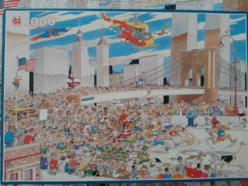 Puzzel Jan van Haasteren, New York Marathon, 1000 st. beschikbaar voor biedingen
