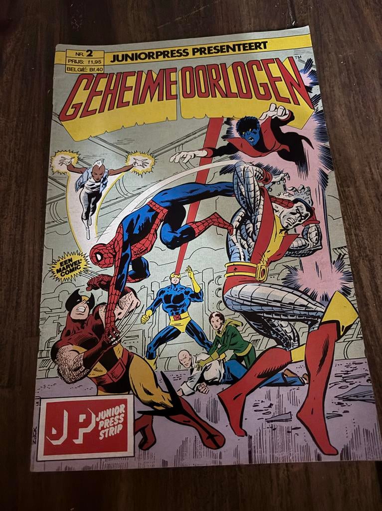 Geheime Oorlogen #2 - Juniorpress Marvel Comic, Boeken, Strips | Comics, Eén comic, Ophalen of Verzenden, Gelezen, Amerika
