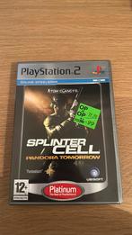 Ps2 pandora tomorrow splinter cell, 1 speler, Verzenden, Zo goed als nieuw, Avontuur en Actie