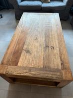 Oud eiken salon tafel, Huis en Inrichting, Tafels | Salontafels, Ophalen, 100 tot 150 cm, 50 tot 100 cm, Zo goed als nieuw