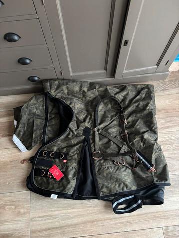 0 grams regendeken 175 cm met halster set Imperial Riding.  beschikbaar voor biedingen