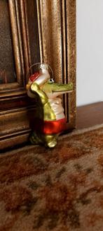 Supermooie! kerstbal krokodil, Ophalen of Verzenden, Zo goed als nieuw
