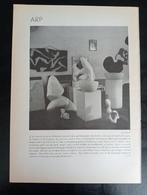 Hans Arp tijdschrift cover omslag plus expositie pagina, Verzenden