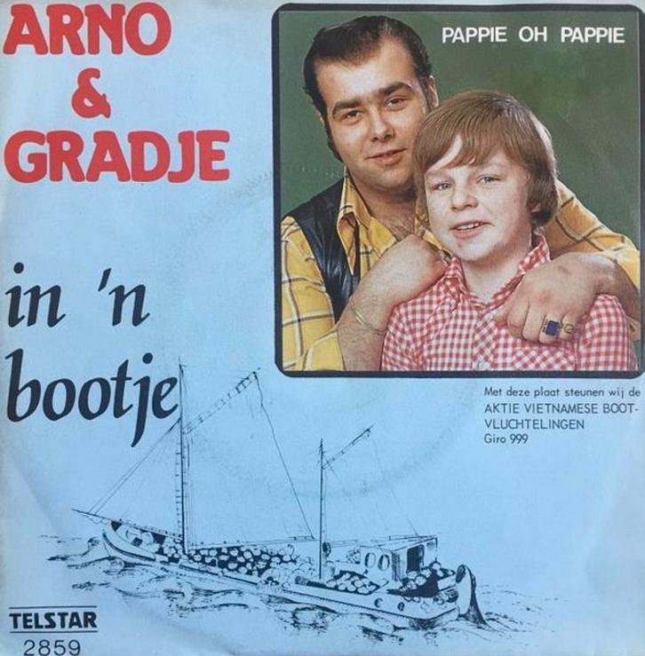 Arno & Gradje – In 'n Bootje / Single 7 / VG, Cd's en Dvd's, Vinyl | Nederlandstalig, Zo goed als nieuw, Levenslied of Smartlap