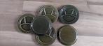 6 vintage groen groene Fondue Gourmet Tapas borden, Huis en Inrichting, Keuken | Servies, Overige materialen, Ophalen of Verzenden