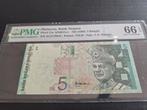 5 ringgit Maleisië 1999 PMG 66, Ophalen of Verzenden
