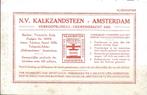 Vloeipapier N.V. Kalkzandsteen -  Amsterdam, Verzenden