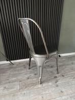 Twee metalen eetkamerstoelen, Huis en Inrichting, Stoelen, Ophalen, Gebruikt, Twee, Metaal
