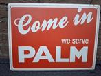 Authentiek zeldzaam reclamebord Palm, Ophalen of Verzenden, Zo goed als nieuw, Reclamebord, Plaat of Schild, Palm