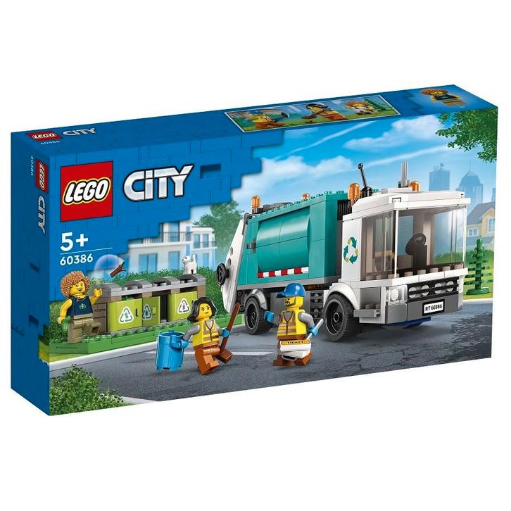 LEGO City 60386 Recycle Vrachtwagen * ‘t LEGOhuis *, Kinderen en Baby's, Speelgoed | Duplo en Lego, Nieuw, Lego, Complete set