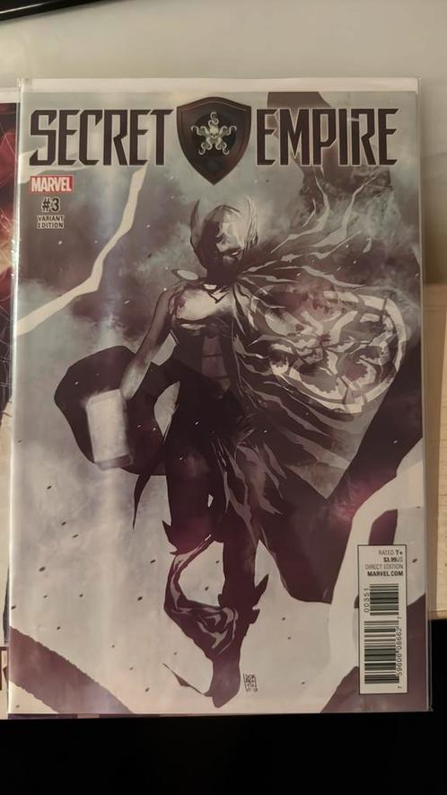 5 * Secret Empire, Andrea Sorrentino Hydra hero varianten, Boeken, Strips | Comics, Zo goed als nieuw, Meerdere comics, Amerika