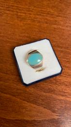 Ring zilver met turquoise maat 55, Sieraden, Tassen en Uiterlijk, Ringen, Ophalen of Verzenden, 17 tot 18, Zilver, Dame