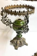 olielamp met kabouter en paraplu grote tafellamp olie lamp, Ophalen of Verzenden