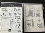 Stampin Up Tune In, Hobby en Vrije tijd, Ophalen of Verzenden, Zo goed als nieuw, Clearstamp