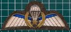 Para wing met aktiesprongen. model rond de 1960er jaren, Verzamelen, Ophalen of Verzenden, Landmacht, Nederland, Embleem of Badge