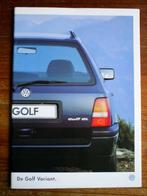 VW De Golf Variant [ 1 / ' 96 ], Verzenden, Zo goed als nieuw, Volkswagen