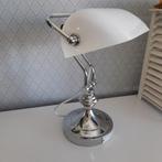 Notaris/bureau lamp., Huis en Inrichting, Lampen | Tafellampen, Ophalen of Verzenden, Zo goed als nieuw, Glas, Minder dan 50 cm