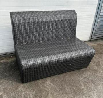 1 stuks horeca Wicker rotan buiten bankjes beschikbaar voor biedingen