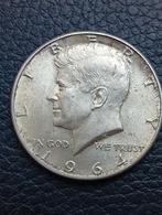 1964 Kennedy Half Dollar - Zilver! D. FG, Postzegels en Munten, Munten | Amerika, Ophalen of Verzenden, Noord-Amerika, Losse munt