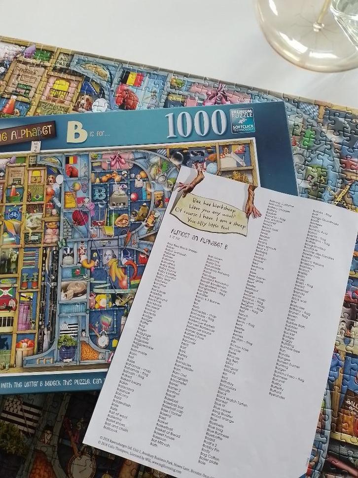 Puzzel Colin Thompson 1000, Hobby en Vrije tijd, Denksport en Puzzels, Zo goed als nieuw, Legpuzzel, 500 t/m 1500 stukjes, Ophalen of Verzenden