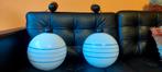 2 Art deco artdeco melkglas hanglampen lamp, Huis en Inrichting, Lampen | Hanglampen, Ophalen of Verzenden, Zo goed als nieuw