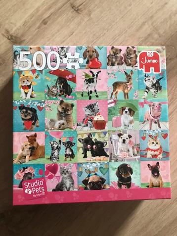 Hondenpuzzel 500 stukjes beschikbaar voor biedingen