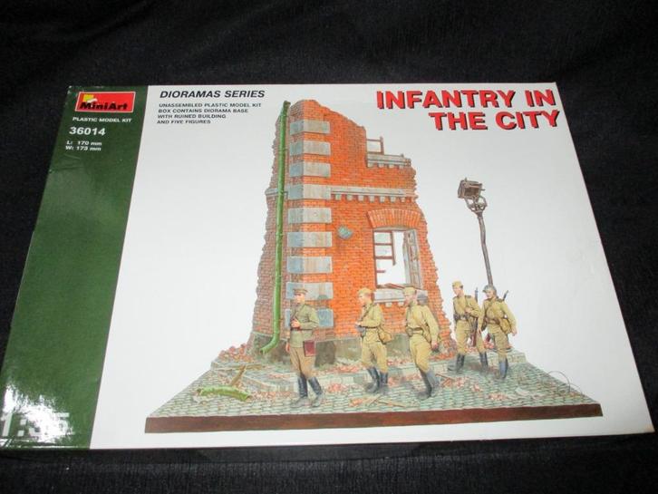 H-507,MINIART 1-35,NO,36014,Infantry in the City, Hobby en Vrije tijd, Modelbouw | Figuren en Diorama's, Nieuw, 1:35 tot 1:50