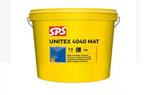 SPS 4040 muurverf ral 9010 3x10 L en primer 10 L, Doe-het-zelf en Verbouw, Verf, Beits en Lak, Ophalen, Wit, Nieuw, Verf
