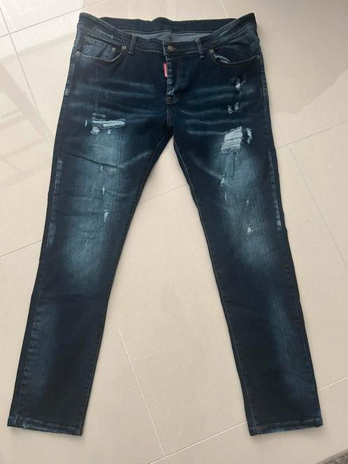 Dsquared broek, Kleding | Heren, Spijkerbroeken en Jeans, Nieuw, W33 - W34 (confectie 48/50), Blauw, Ophalen