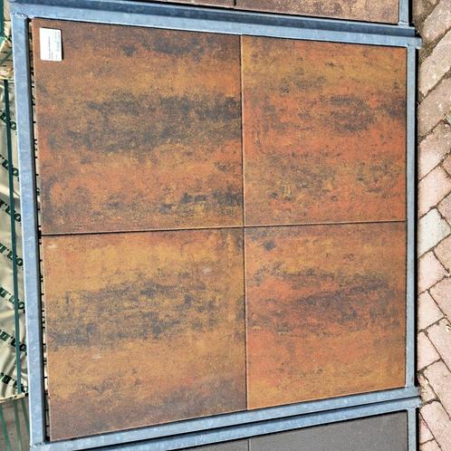 Betontegels 60x60, Tuin en Terras, Tegels en Klinkers, Zo goed als nieuw, Terrastegels, Beton, 10 m² of meer, Ophalen of Verzenden