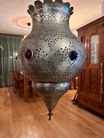 Handgemaakte Marokkaanse Lantaarn, Huis en Inrichting, Lampen | Hanglampen, Ophalen of Verzenden, Zo goed als nieuw, Metaal, 50 tot 75 cm