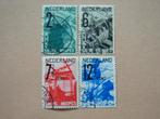 1   Nederland 244-247, Postzegels en Munten, Ophalen of Verzenden, T/m 1940, Gestempeld