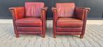 2 schapenleren clubfauteuils, Huis en Inrichting, Fauteuils, Ophalen, ., 75 tot 100 cm, .