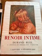Renoir intime expositie poster, Ophalen of Verzenden, A1 t/m A3