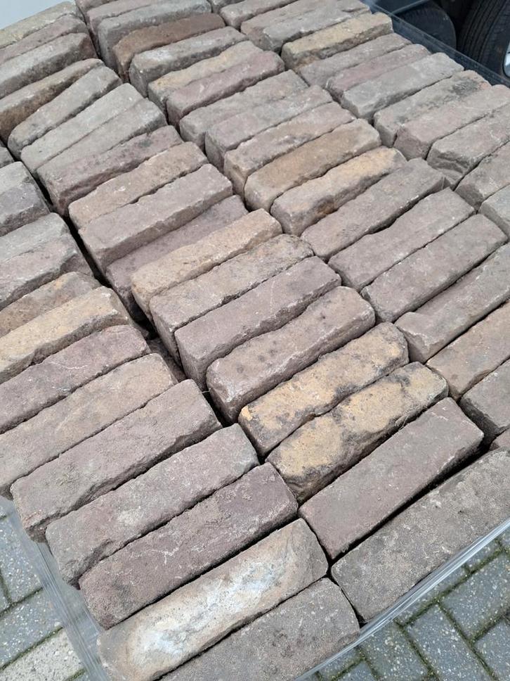 Oud gebakken waaltjes, 35m2, Tuin en Terras, Tegels en Klinkers, Gebruikt, Klinkers, Overige materialen, 10 m² of meer, Ophalen