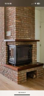 Inbouw/inzet haard Flam, Huis en Inrichting, Haarden, Ophalen, Gebruikt, Inbouwhaard, Houthaard