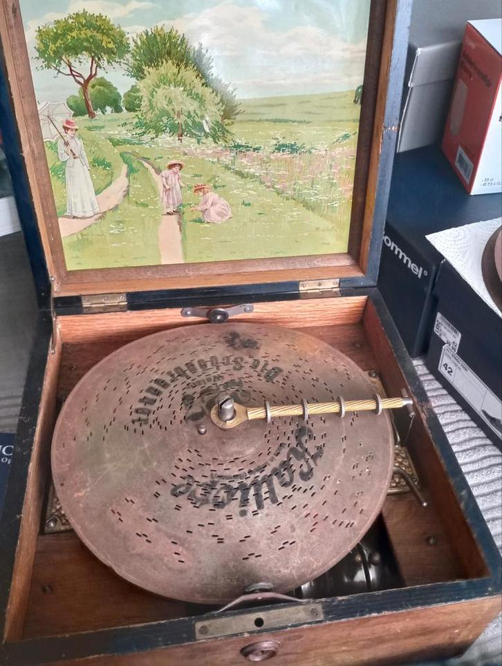 Antieke Kalliope Muziekdoos, Antiek en Kunst, Antiek | Overige Antiek, Ophalen of Verzenden